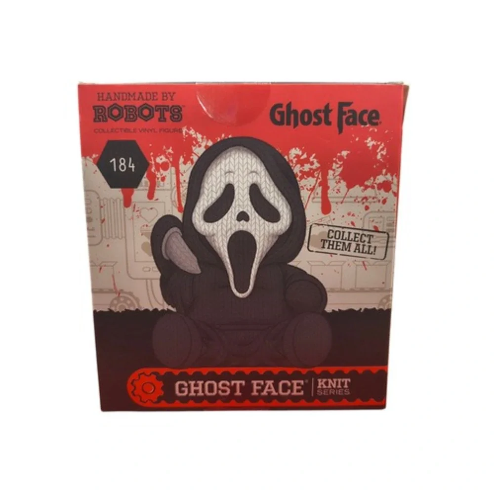 Handmade By Robots Knit Series Scream #184 Ghost Face Collectible Vinyl Figure